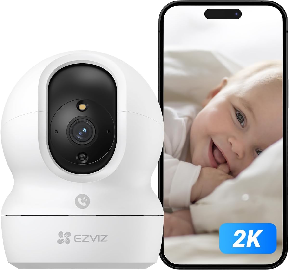 Caméra EZVIZ CP1 WiFi Intérieure, 2K 3MP