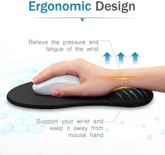 Tapis de souris en gel H-18 avec repose poignet