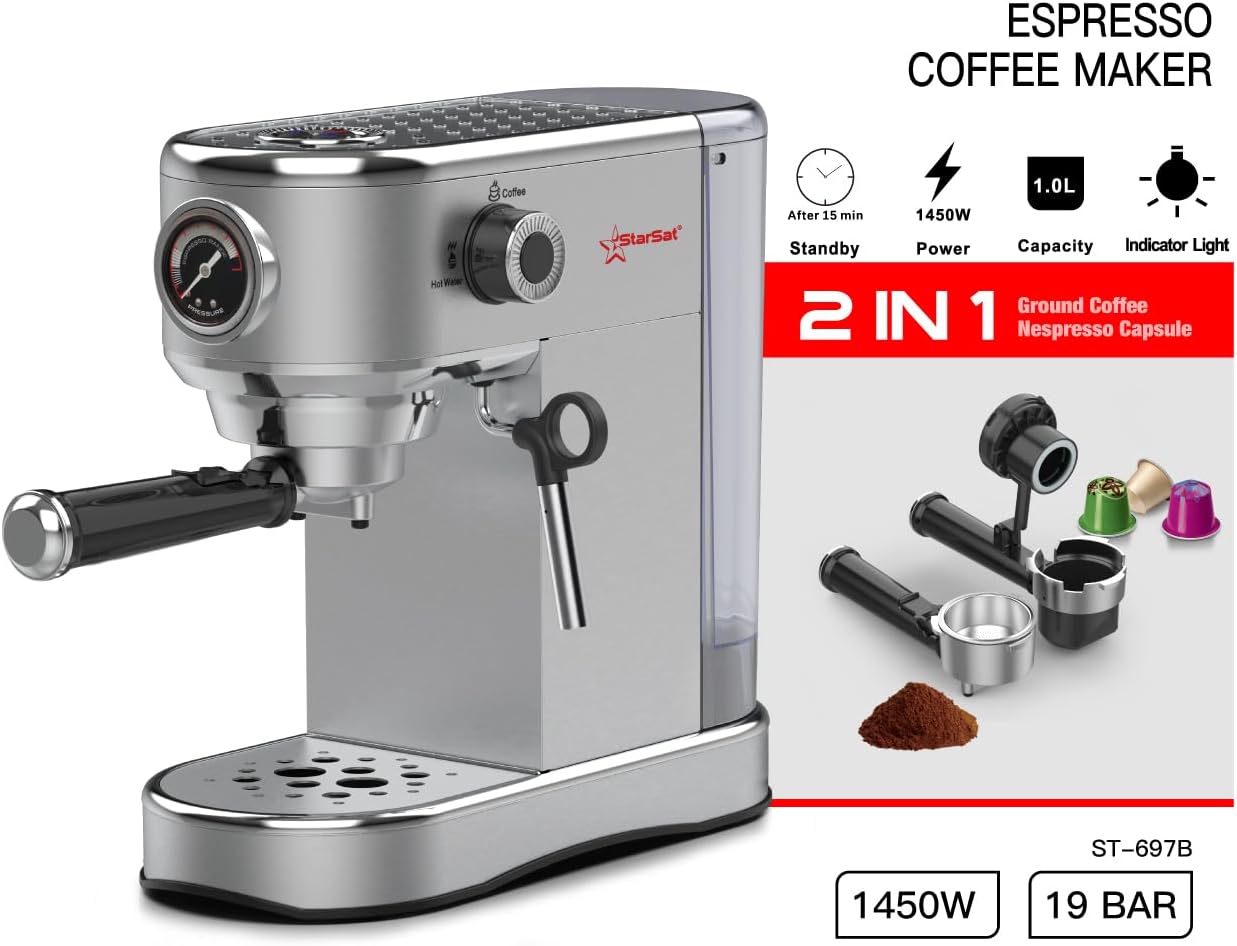 Machine a café StarSat Espresso Master ST-697B